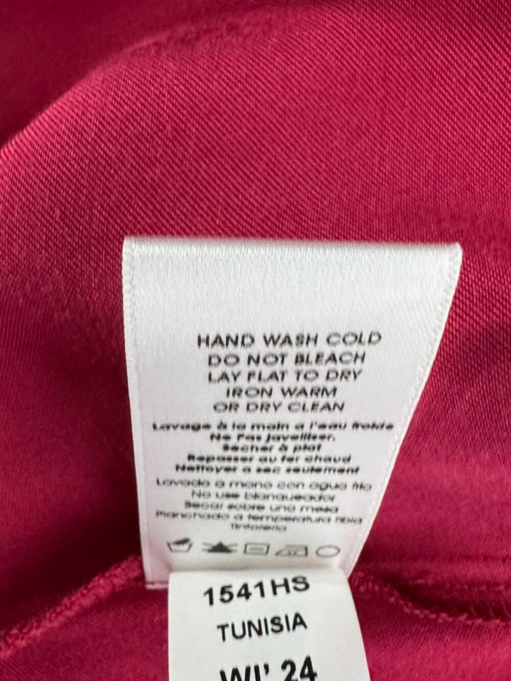 Nation LTD Eveline Raglan Satin Blouse Top Large Raspberry Jam NWT TP-3874 - Picture 11 of 12